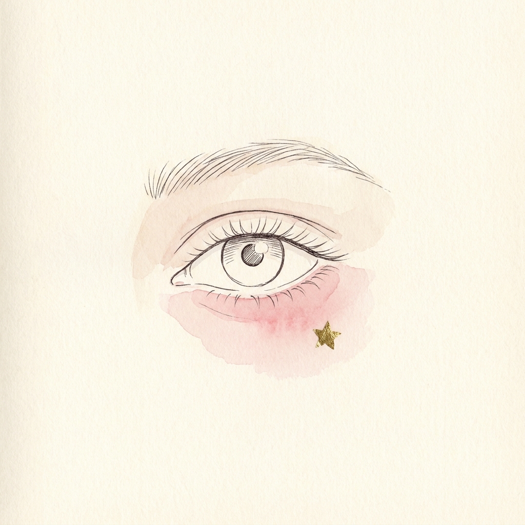 Under-eye filler illustration