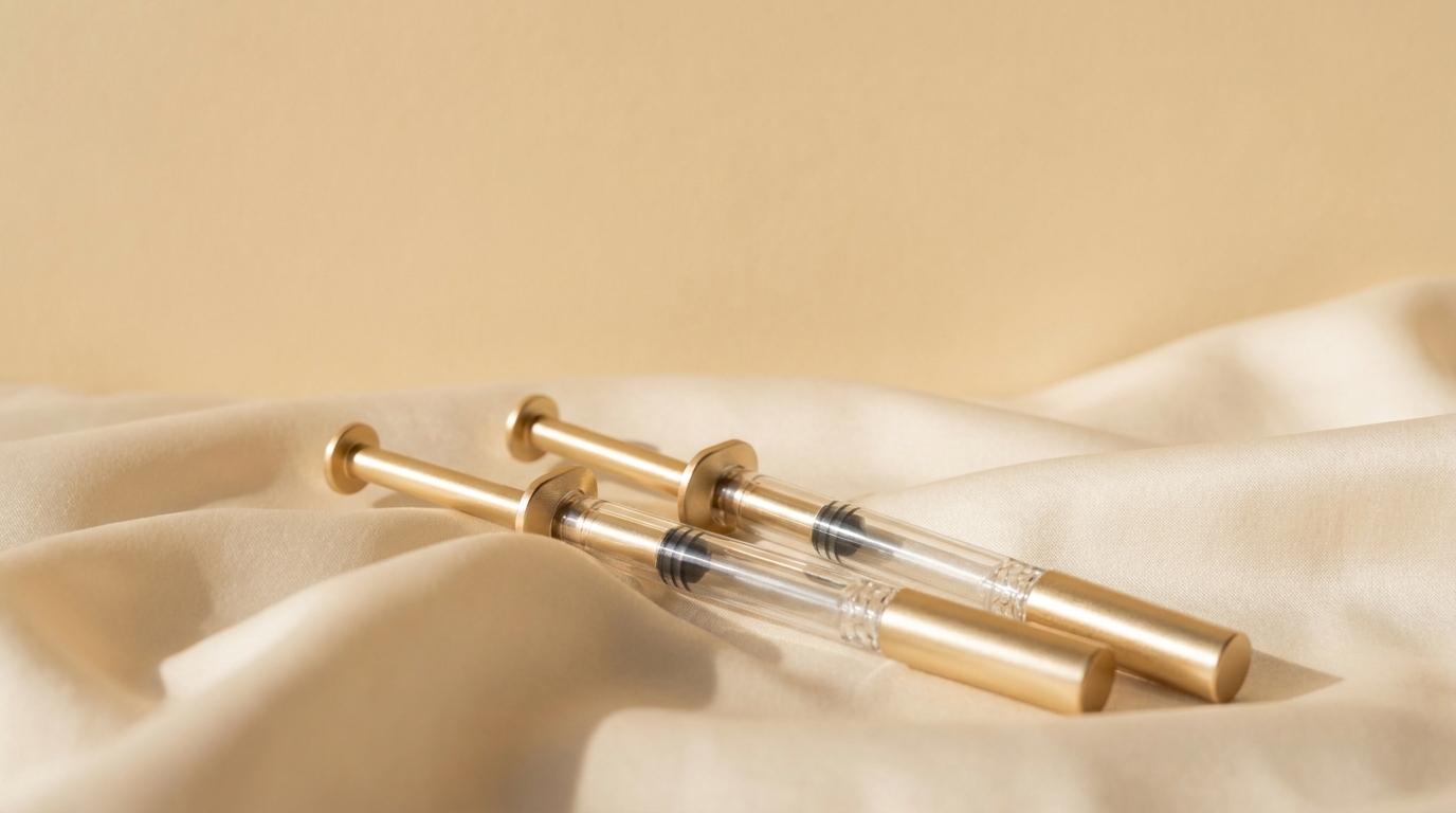 Premium DHA-approved dermal filler syringes used at Symphony Clinic Dubai
